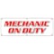 Signmission MECHANIC ON DUTY BANNER SIGN repair shop automotive tools maintenance B-72 Mechanic On Duty - alternate 1